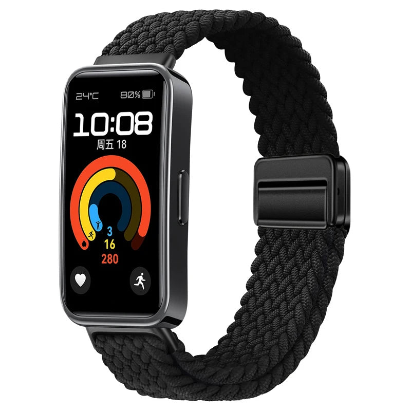 Sports Nylon Loop Strap for Huawei Band 11/11 Pro/10/9/8 Official Replacement Bracelet Belt Huawei Band 11 Wristband Accessories
