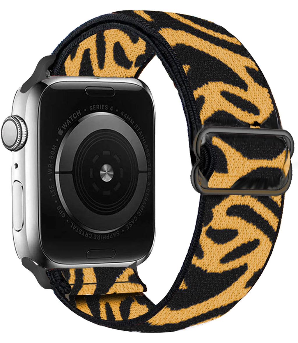 Scrunchie Strap for Apple Watch Band 45mm 44mm 40mm 41mm Adjustable Nylon Bracelet iWatch Series Ultra 3 4 5 SE 6 7 8 9 10 11
