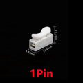 5PCS-30PCS 1/2/3P CH-1 CH-2 CH-3 Spring Wire Quick Connector Electrical Crimp Terminals Block Splice Cable Clamp Fit Led Strips