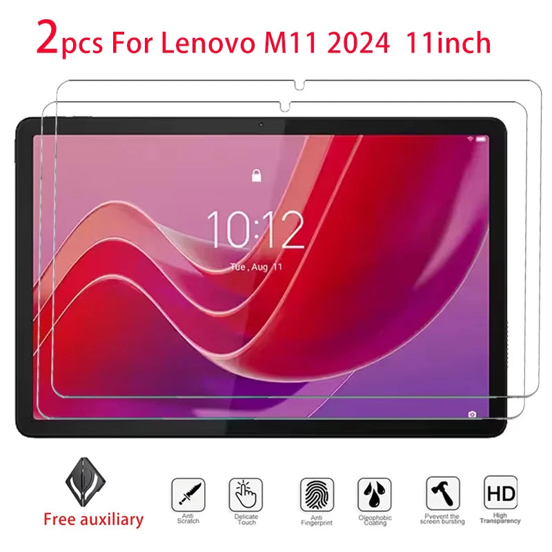 2PCS Tempered Glass Screen Protector For Lenovo Tab M11 2024 11inch Tablet Lenovo M11 Screen Protector Film