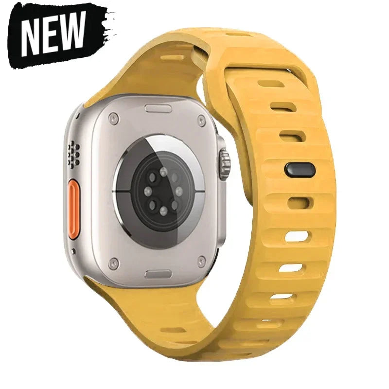 Silicone Strap for Apple Watch Band series 10 42mm 46mm 9 8 7 41 45mm ultra2 49mm 44 40 38 42mm Correa Band for Iwatch 6 SE 5 4