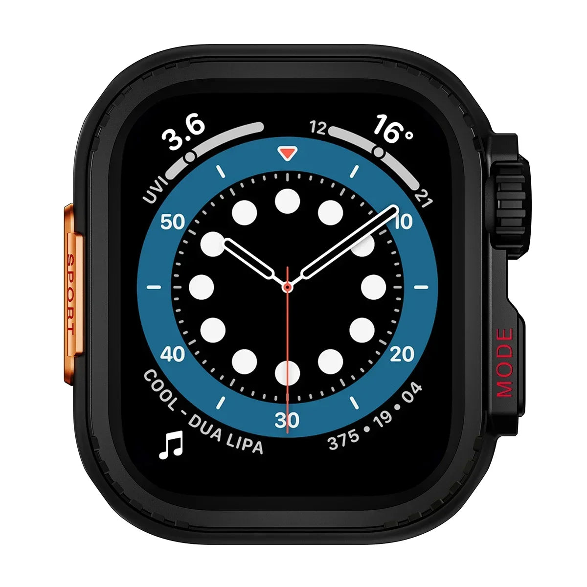 45MM 44MM Metal Watch Case For Apple Watch Series 9 8 7 5 6 4 SE 45mm Sport Change To Ultra Protection Bumper Cover