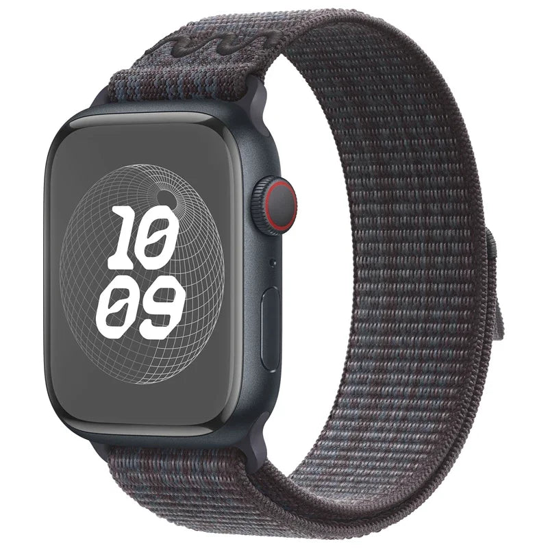 Nylon Band for Apple Watch Band Ultra 2 49mm 44mm 40mm 45mm 41mm 42mm 40mm Bracelet Strap IWatch Ultra Series 9 7 6 5 Se 8
