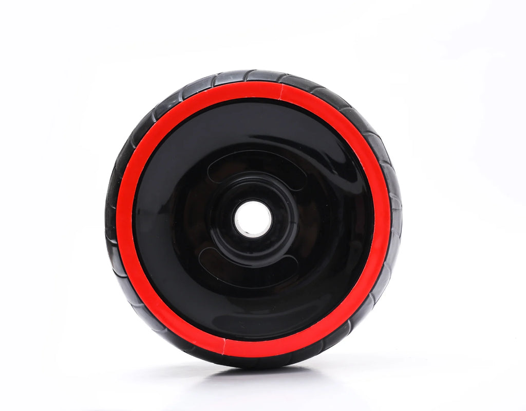1PC Single-Wheel Mute Abdominal Wheel for Household Exercise Rubber Roller Muscle Building Core Strength Training Equipment