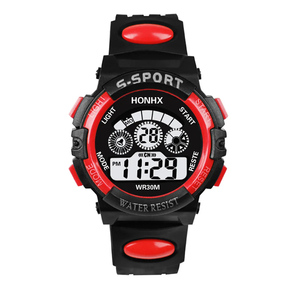 Children's Watch Multi Functional Night Light Timing Sports Student Electronic Watch