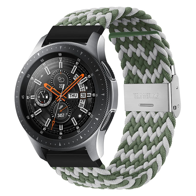 20mm 22mm Nylon strap for Samsung Galaxy Watch 3 42mm 46mm Gear S3 Active 2 Watch Adjustable Bracelet For Amazfit Huawei Correas