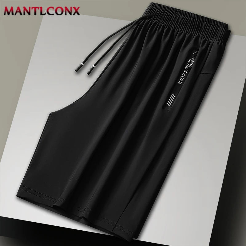 Summer Thin Jogging Men's Shorts Quick Dry Shorts Men's Fitness Sports Short Pants Loose Breathable Board Shorts Male XL-XXXL