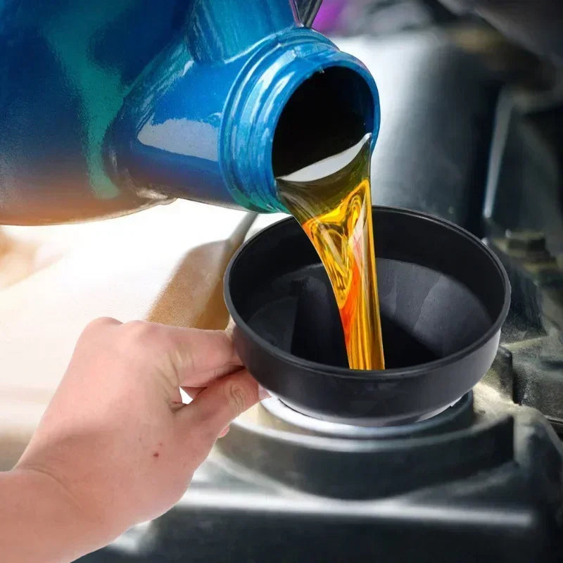 Car Motorcycle Truck Engine Funnel -With Filter&Strainer Refueling,Plus Extension Pipe Hose,Essential Filling Tool