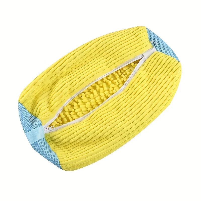 Durable Shoe Washing Machine Bag or brush for All Shoe Types,Ideal for Sneakers and Casual Shoes,Laundry Wash Bag