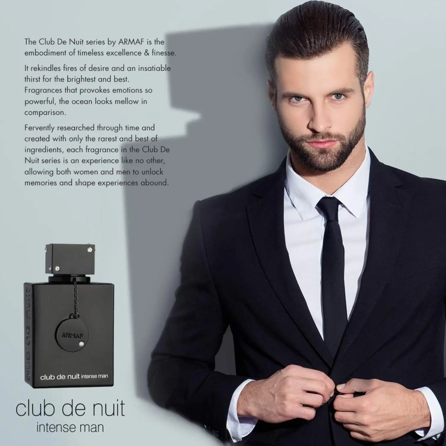 Armaf Club De Nuit Intense for Men Eau De Parfum Spray, 3.6 Ounce / 105 ml