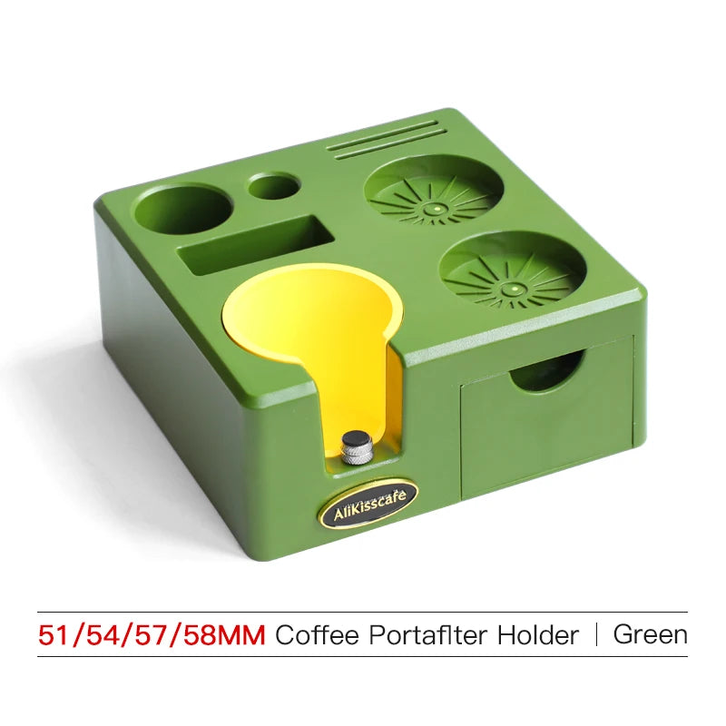 AliKisscafe Coffee Tamping Station Portafialter Holder 51mm 54mm 57 58mm For Delonghi Breville Espresso Accessory Barista Tools