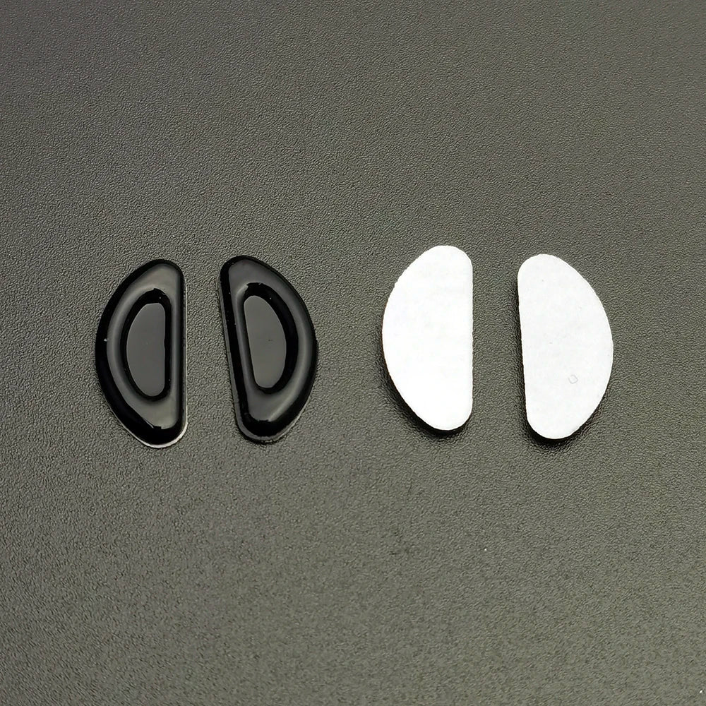 10 Pairs/Packs Adhesive Nose Pad, Eyeglass Nose Pads Stick On Silicone Anti-Slip for Sunglasses Thin Nose Pads Eyeglasses