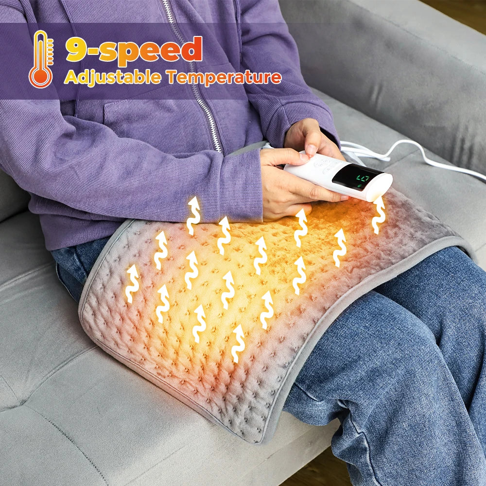 58x29CM Heating Pad 9 Level 4 Mode Timing Heating Blanket Warm Keeping Legs Abdomen Hands Body Warmer Heating Mat