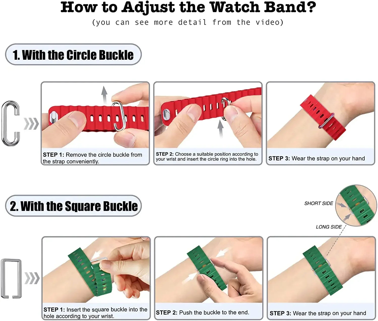 Ocean Silicone Strap For Apple Watch UItra 3 1 2 49mm 10 9 8 7 11 46mm 42mm 45mm 41mm Bracelet Wristband iWatch 6 5 4 SE3 44mm