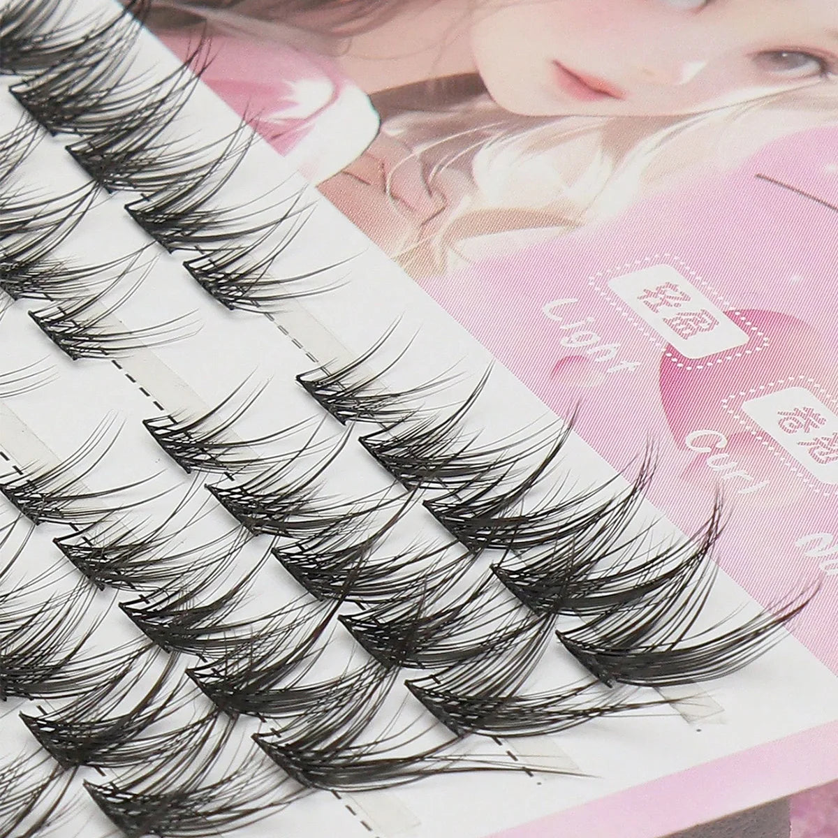 DIY Clusters Eyelash Extension Winged Individual Lashes Volume False Eyelashes Natural Segmented Eyelash Bundles Makeup Tools