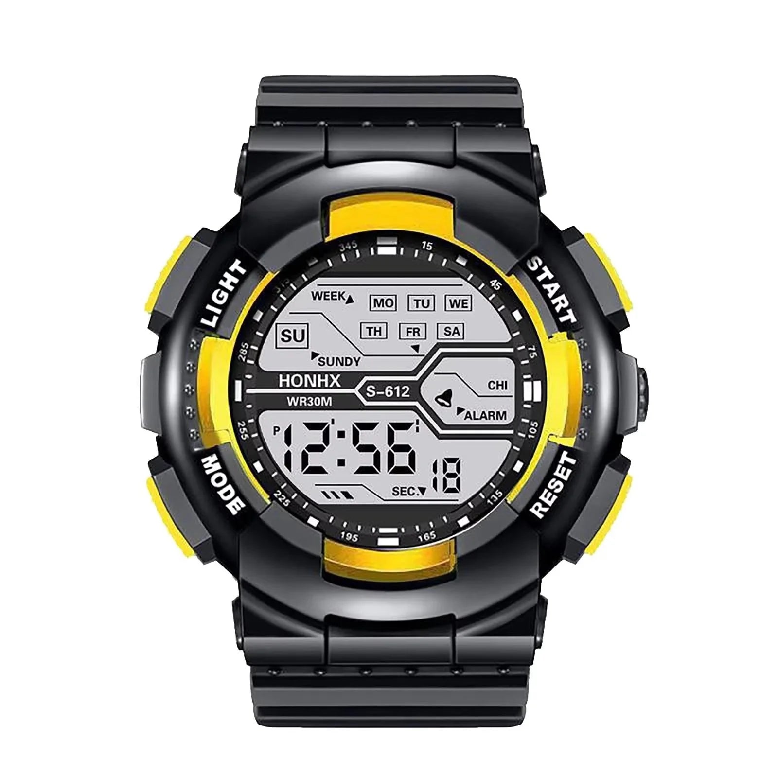 Outdoor Sport Men Watch Multifunction Large Screen LED Electronic Waterproof Luminous Military Digital Wristwatches Reloj Hombre