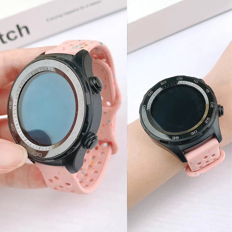 20mm 22mm Silicone Band For Huawei Watch GT6 GT6 Pro 46mm Sport Strap For Huawei Watch GT5Pro GT2 3 4 5 46mm 42mm /GT3Pro 43mm