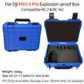 Hard Case for DJI Mini 4 Pro,Waterproof Hard Shell for DJI Drone Mini 3 Pro/Min3/RC2/RC/RC-N2/N1 Travel Carrying Storage Box