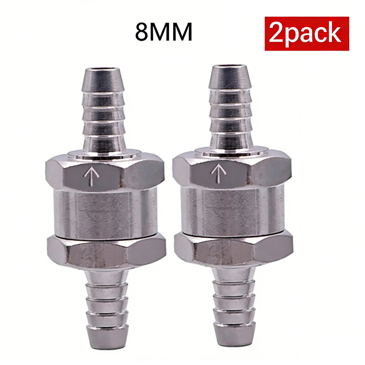 Fuel Non-Return Check Valve 6/8/10/12mm Alum Alloy One-Way for Petrol Diesel Water – Peugeot Renault Low-Pressure Systems