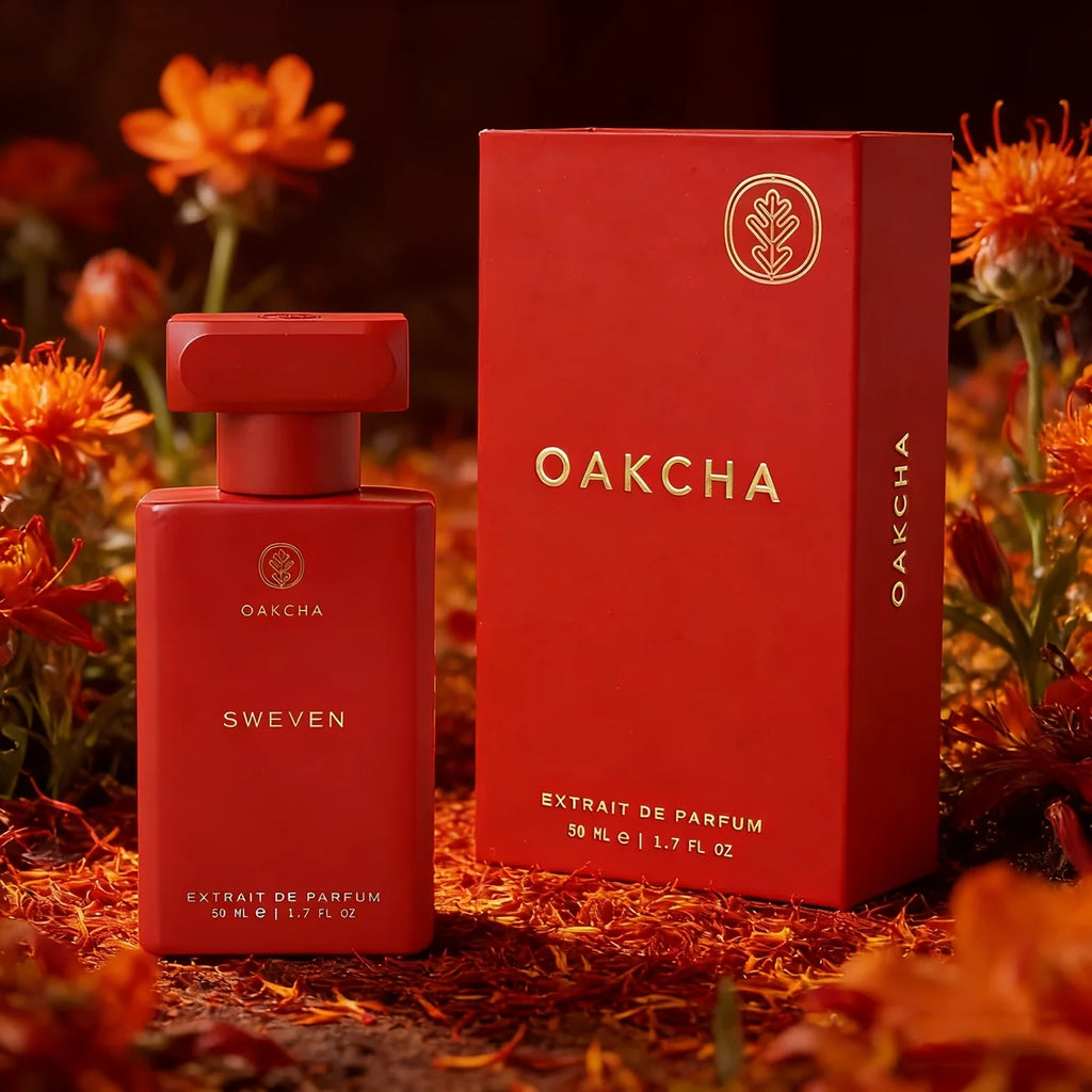 OAKCHA neutral perfume, pink sweet fragrance Bergamot, Jasmine, Vanilla, Yuchuang, Wood, 50ml