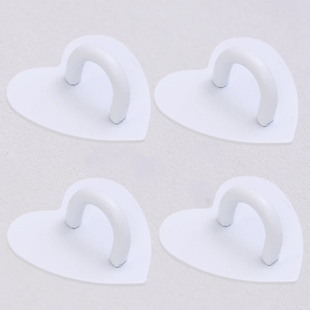 Kawaii Adhesive Metal Heart Phone Charm Holder Mobile Phone Case Finger Ring Stand Hooks Buckle Charms Clasp Accessories String