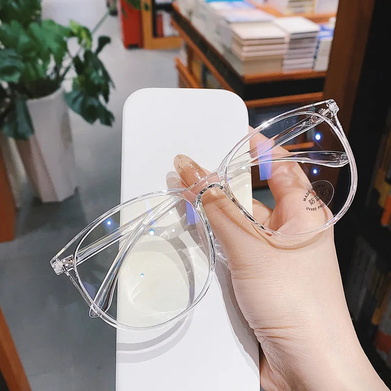 1PC 2025 New Classic Retro Glasses Fashion Internet Celebrity Plain Reading Glasses
