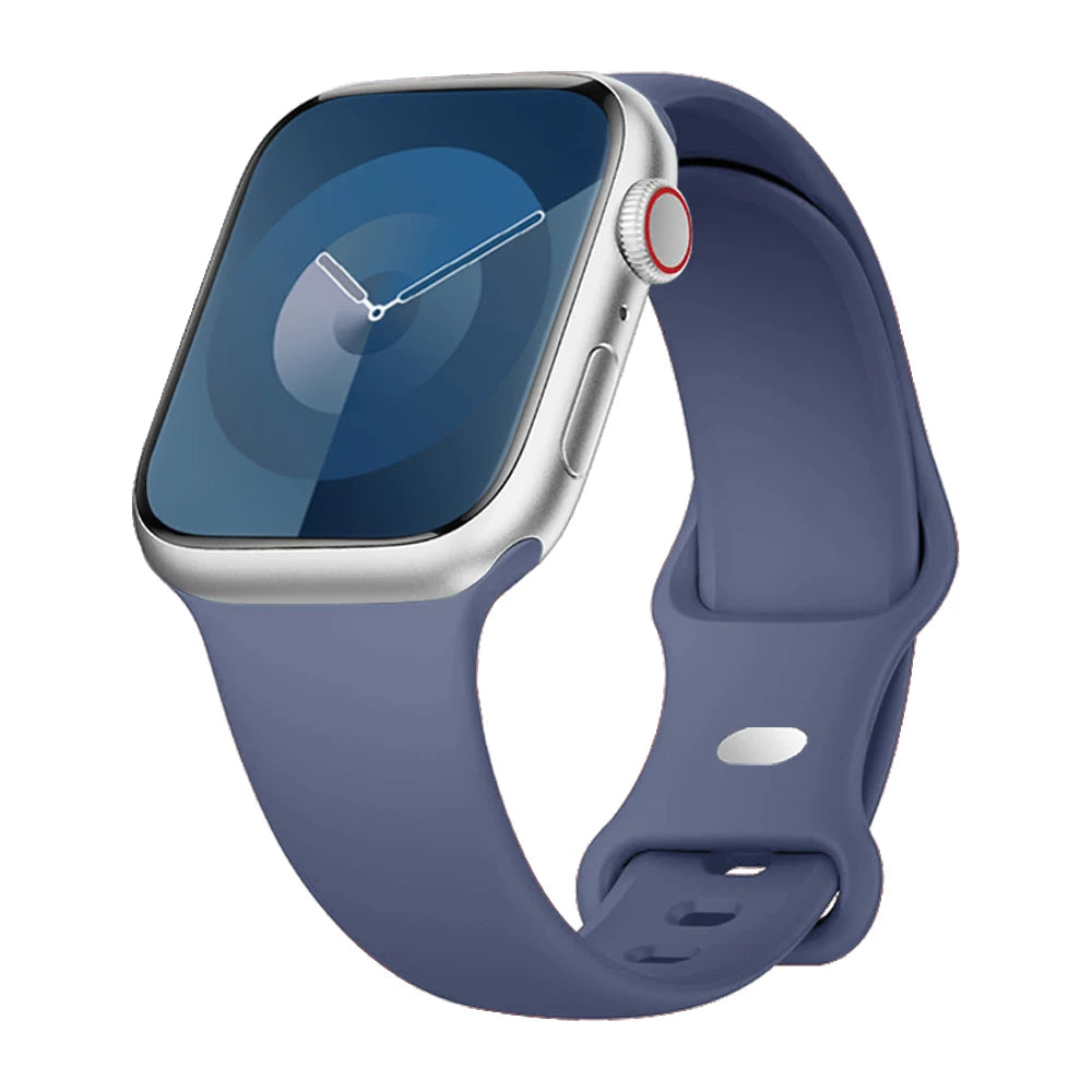 Strap for apple watch band 40mm 44mm 45mm 49mm 41mm 46mm 42mm silicone correas bracelet iwatch series 3 5 6 7 8 9 ultra 2 se 10