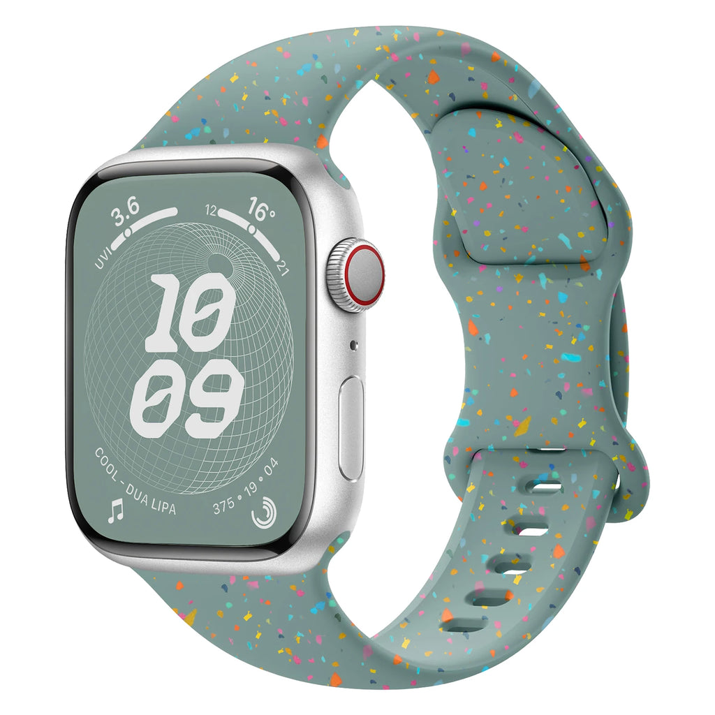 Silicone Strap for Apple watch band 40mm 41mm 45mm 44mm 46mm 49mm 42mm Breathable bracelet iwatch Series 11 10 9 8 SE 3 Ultra 2