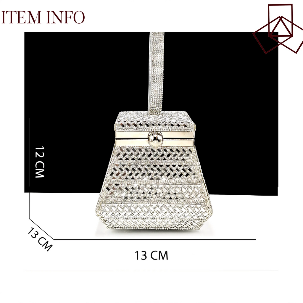 Fashion Three-Dimensional Hard Bag Sequins Decoration Lady Fashion Elegant Shoes and Bag Set Women Shoes