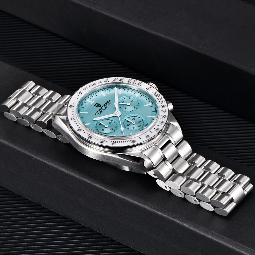 PAGANI DESIGN Moon Mens Watches Quartz Automatic Watch Men Luxury Sports VK63 Chronograph Waterproof Sapphire Reloj Hombre 2025