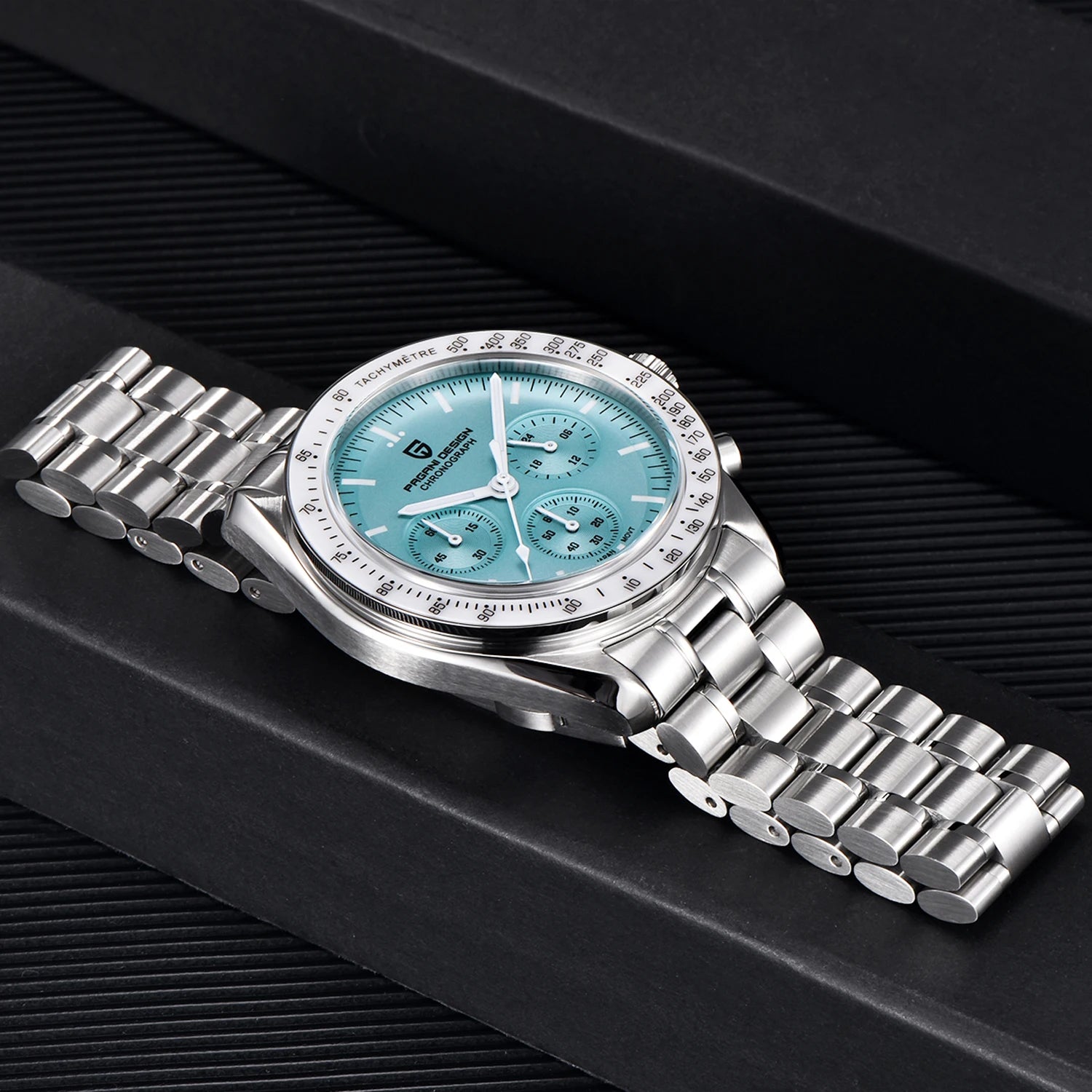 PAGANI DESIGN Moon Mens Watches Quartz Automatic Watch Men Luxury Sports VK63 Chronograph Waterproof Sapphire Reloj Hombre 2025