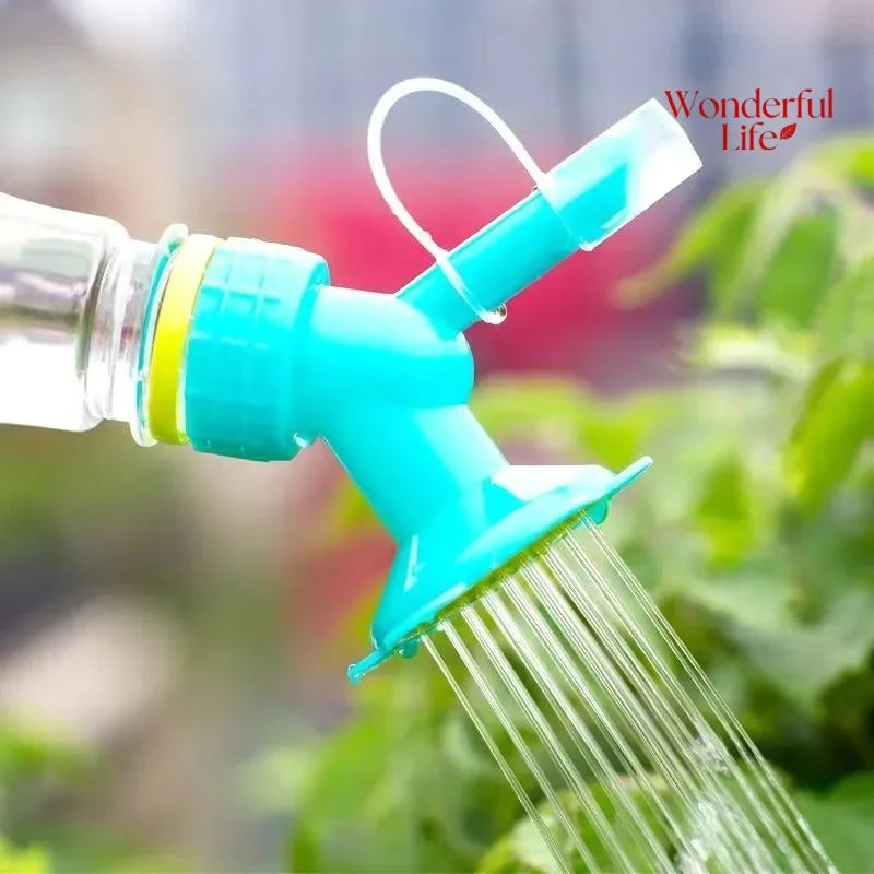 2 In 1 Watering Nozzle Sun Flower Automatic Watering Waterer Gardening Beverage Bottle Succulent Irrigation Tools
