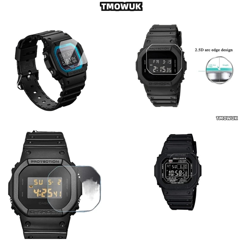 For  DW-5035 DW 5600 GW-B5600 GW M5600 Ultra-Thin 9H Tempered Glass, Minimalist Design Meets Maximum Protection.