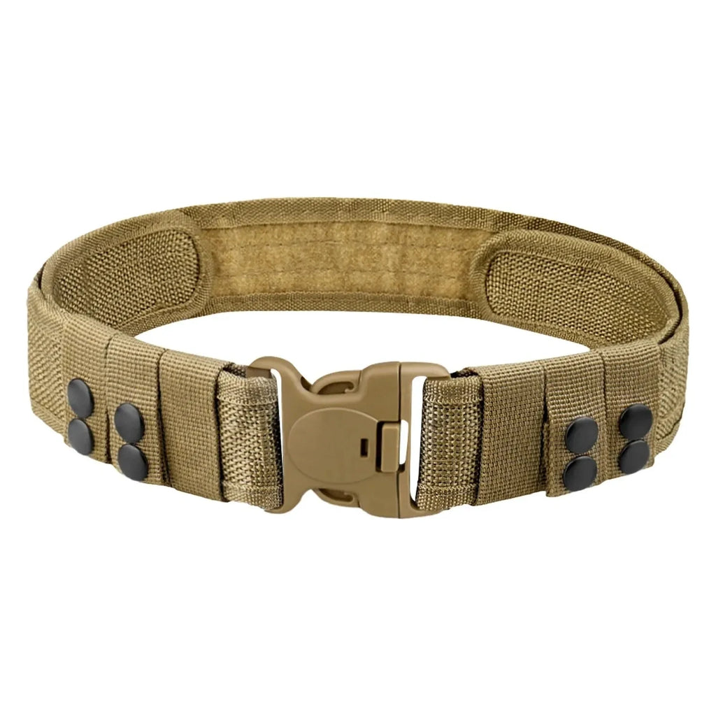 1pc Men's Belt Outdoor Tactical Belt Oxford Cloth Belt Mountaineering Belt Nylon Wide Waist Belt Work Belt Neutral Belts 2024New