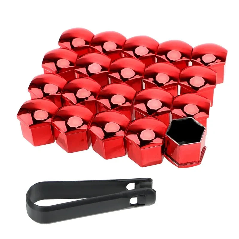 17/21/19mm 20PCS Car Wheel Nut Caps Protection Covers Caps Anti-Rust Auto Hub Screw Cover Car Tyre Nut Bolt Exterior Decoration