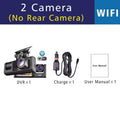 1080P 3 Channel Lens WiFi Dash Cam Car DVR Interior Vehicle Camera Mini Recorder Video Registrator Dashcam Three Way Camcord