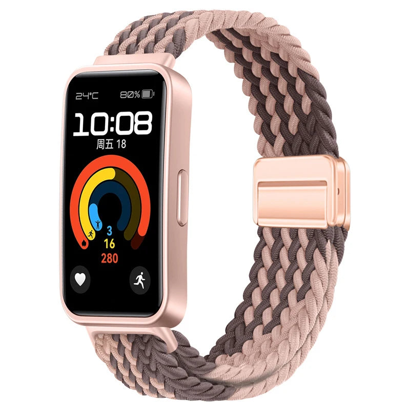 Sports Nylon Loop Strap for Huawei Band 11/11 Pro/10/9/8 Official Replacement Bracelet Belt Huawei Band 11 Wristband Accessories