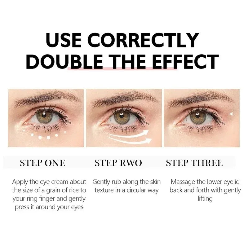 Nicotinamide Eyes Cream Dark Circles Fading Eye Bags Eye Hyaluronic Acid Moisturizing Serum Against Puffiness Eye Care Gel
