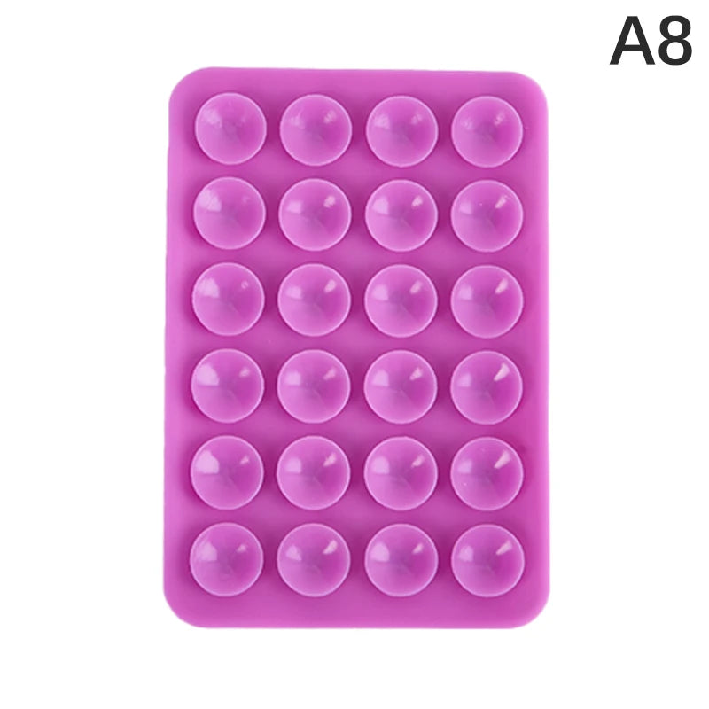 Single Side Silicone Suction Pad For Phone Sticky Gel Mat Anti-Slip Gripper Pad Universal Fixate Adhesive Reusable Holder