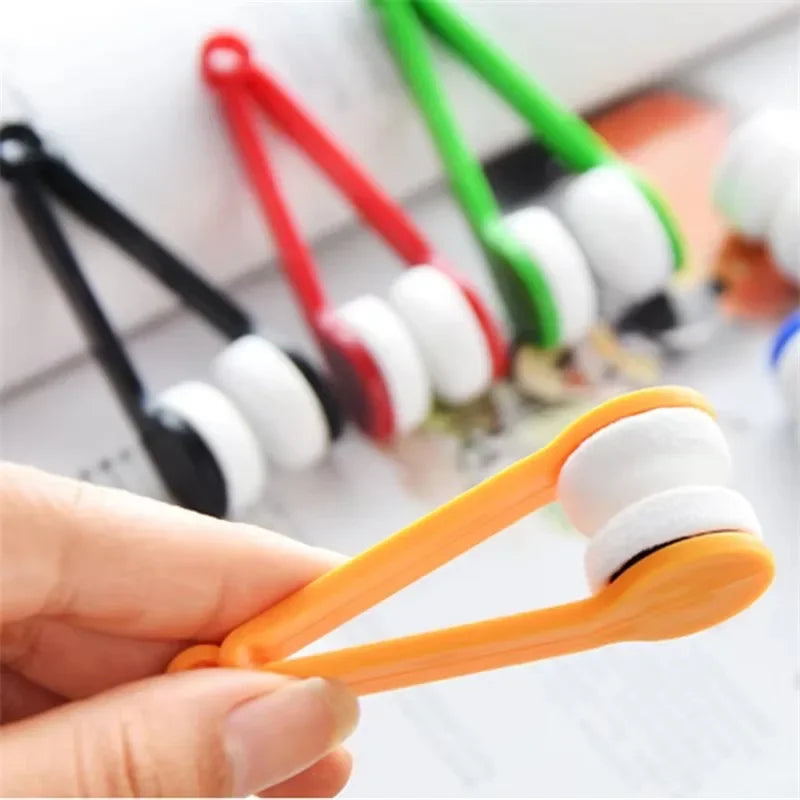 Glasses Cleaning Rub Portable Multifunctional Mini Eye Glasses Cleaner Brush Sunglasses Spectacles Microfiber Wiping Tools