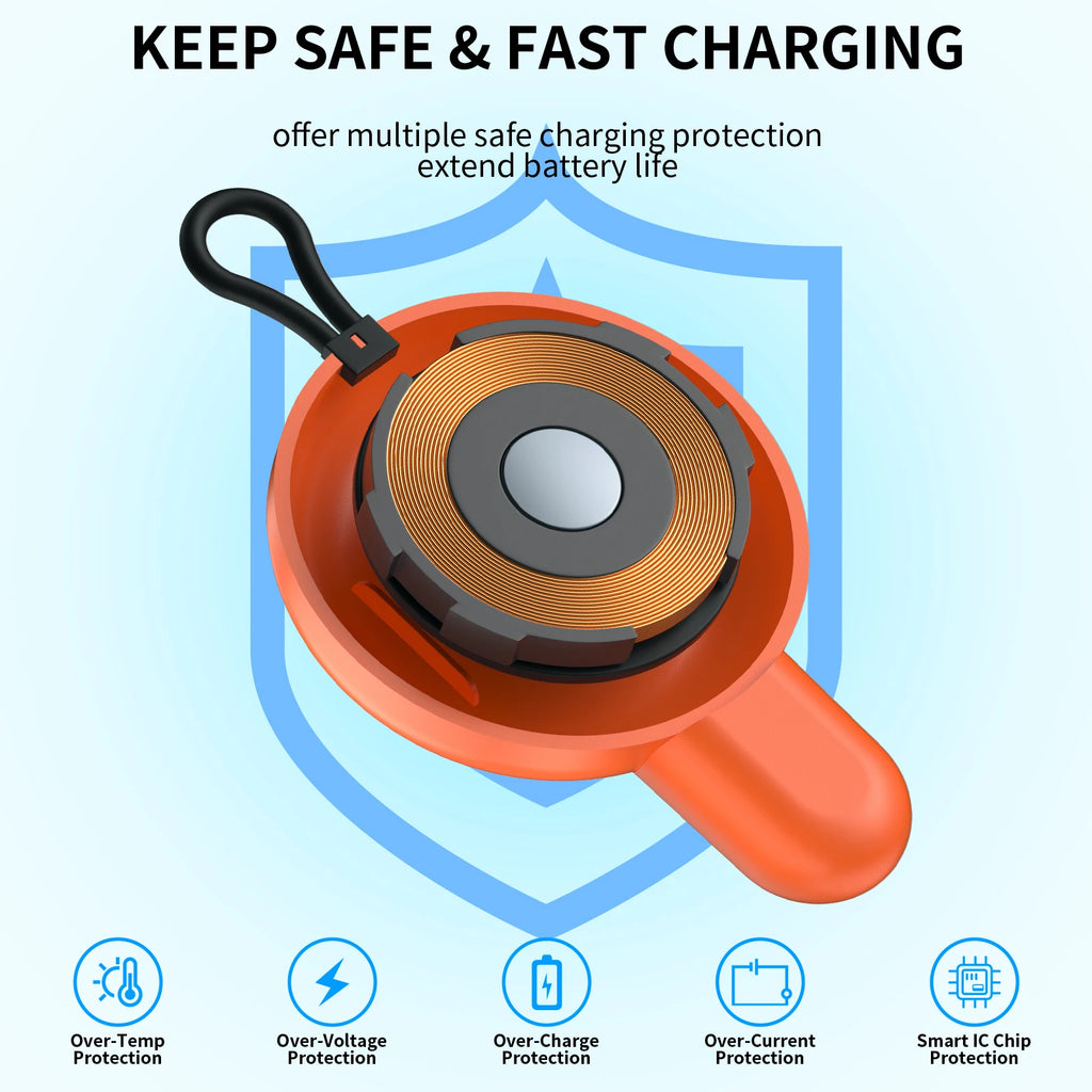 USB C Portable Charger for Samsung Watch 6 5 Pro 3 4 Classic, Wireless Magnetic Fast Charging Station Compatible Galaxy Watch
