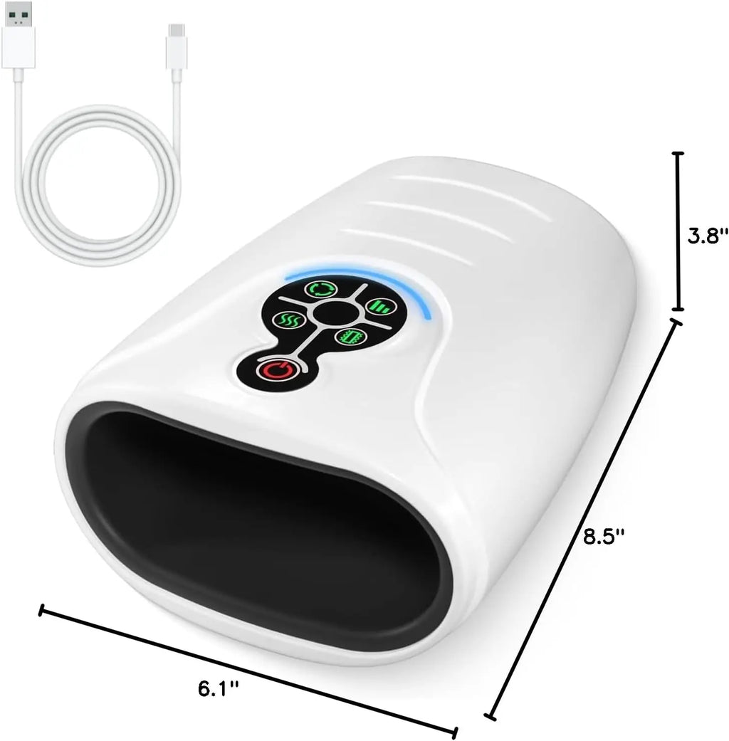 LINGTENG Hand Massager, Cordless Heated Massager, Relax Anytime, Anywhere, Warm and Comfortable, Helps You Unwind Deeply, A Holiday Gift for Home or Office