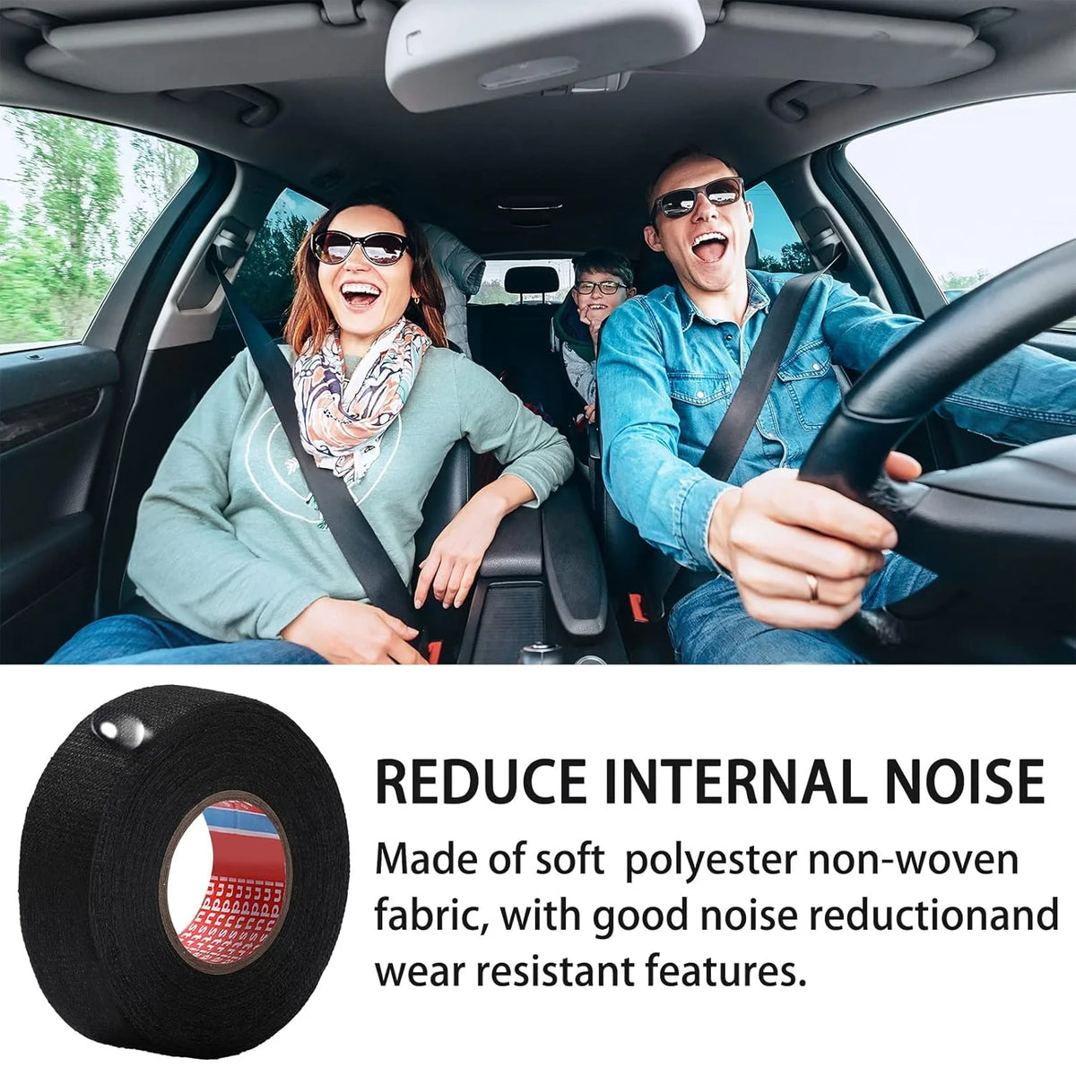 Car Cable Harness Wiring Fabric Loom Electrical Heat Tape Resistant Wiring Bundle Tape Coroplast Adhesive Automotive Cloth Tape