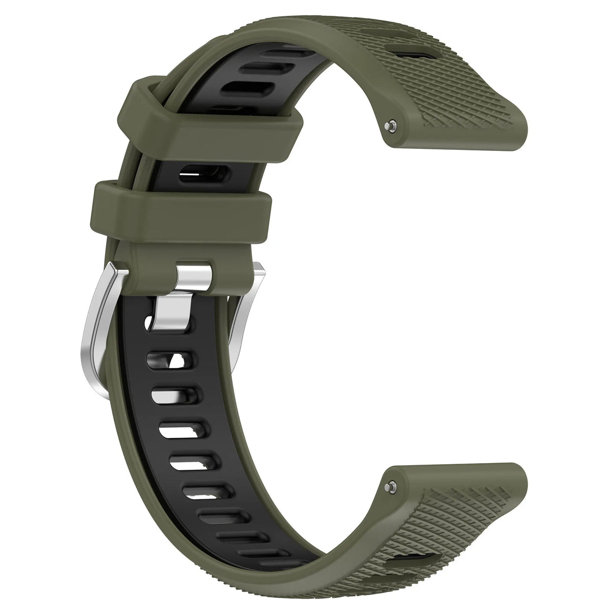 18mm 20mm 22mm Watch Band Silicone Strap For Garmin Forerunner 55 245 255 255S 265 265S/Vivoactive 3 4 4s /Venu Sq 2 2s Bracelet