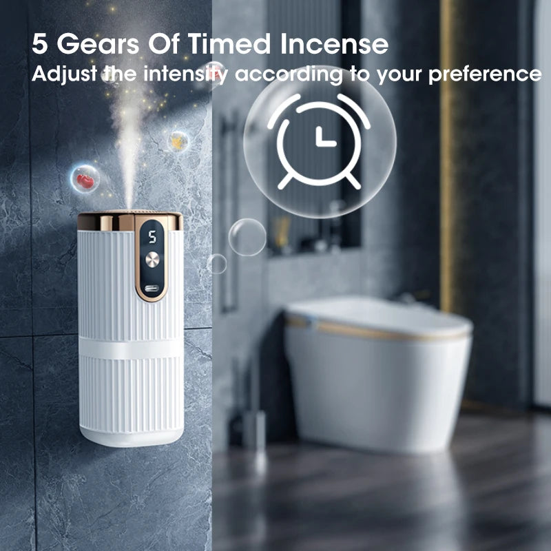 Smart USB Full-automatic 5-gear Plant Essential Oil Diffuser Perfume Humidifier Home Car Deodorization Aromatherapy Machine