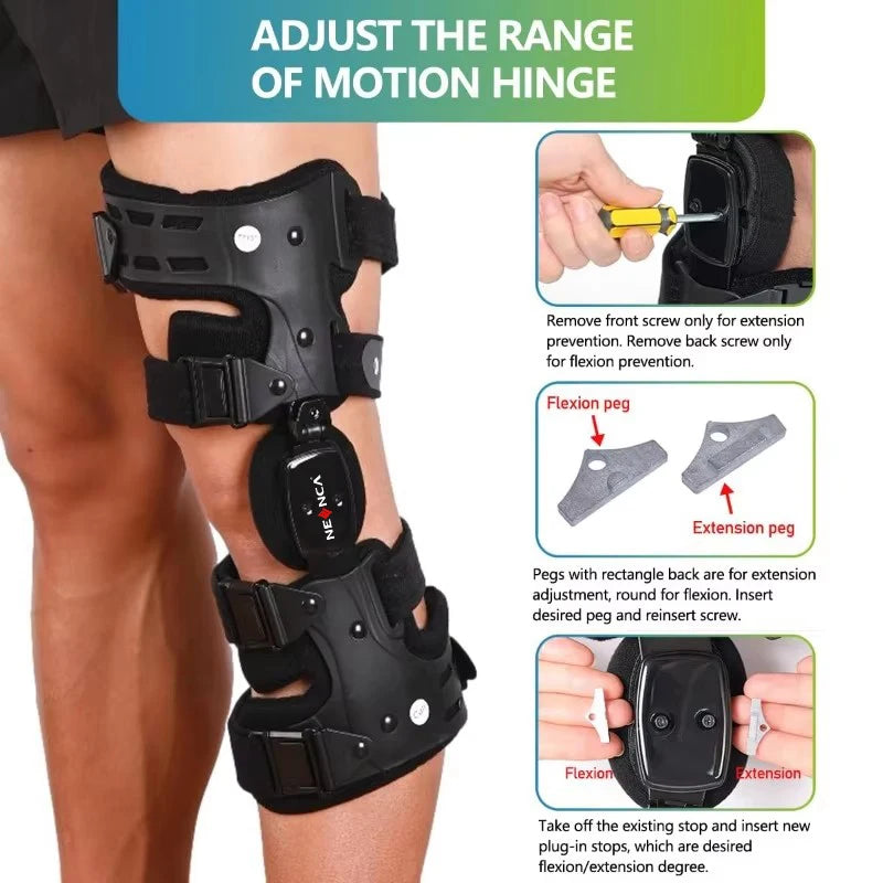 NEENCA OA Unloader Knee Brace Pain Relief & Knee Support for ACL & Meniscus Injury Joint and Patella Stability for Men and Women