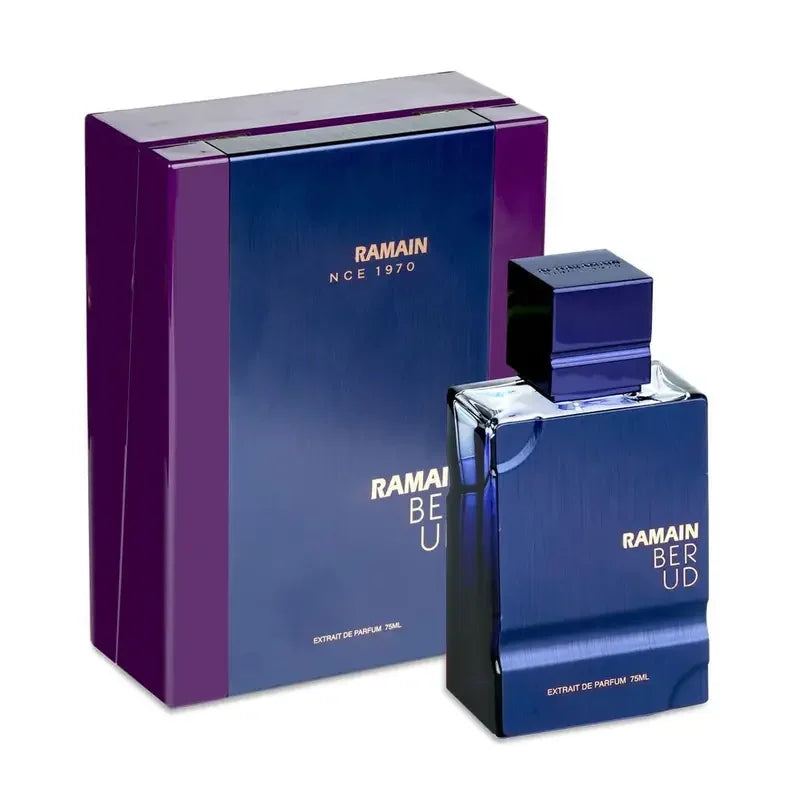 Al Haramain Amber Oud , The deep purple bottle captures the Dubai night sky, with saffron and amber interweaving warmth, ebony and sandalwood blending mysteriously, creating the luxurious and elegant night fragrance of the de