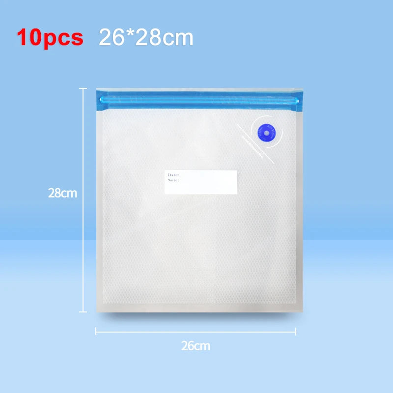 Electric Air Pump Rechargeable Automatic Vacuum Compression Machine for Food Fresh-Keeping with BPA-Free Vacuum Packaging Bag