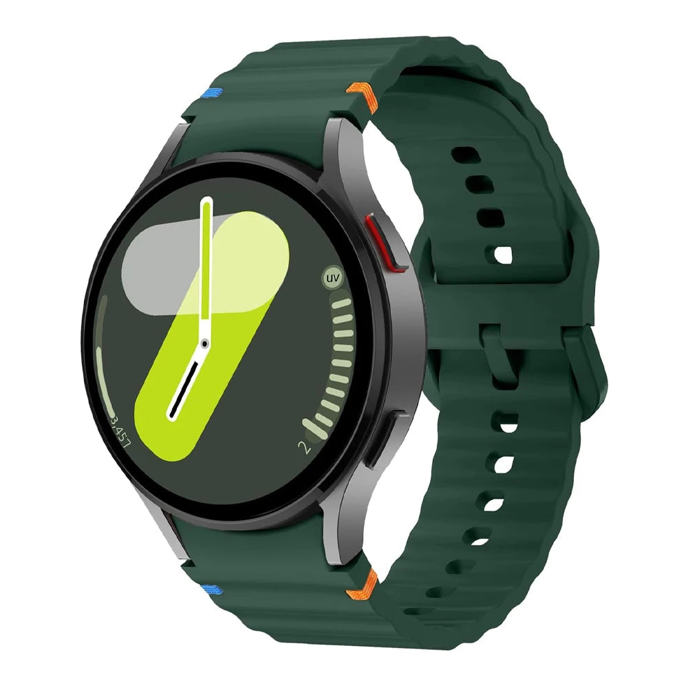 Original Sport Straps for Samsung Galaxy watch 4/5 Pro/6/7/6 classic 44mm 40mm 45 Silicone bracelet correa Galaxy watch 7 Band
