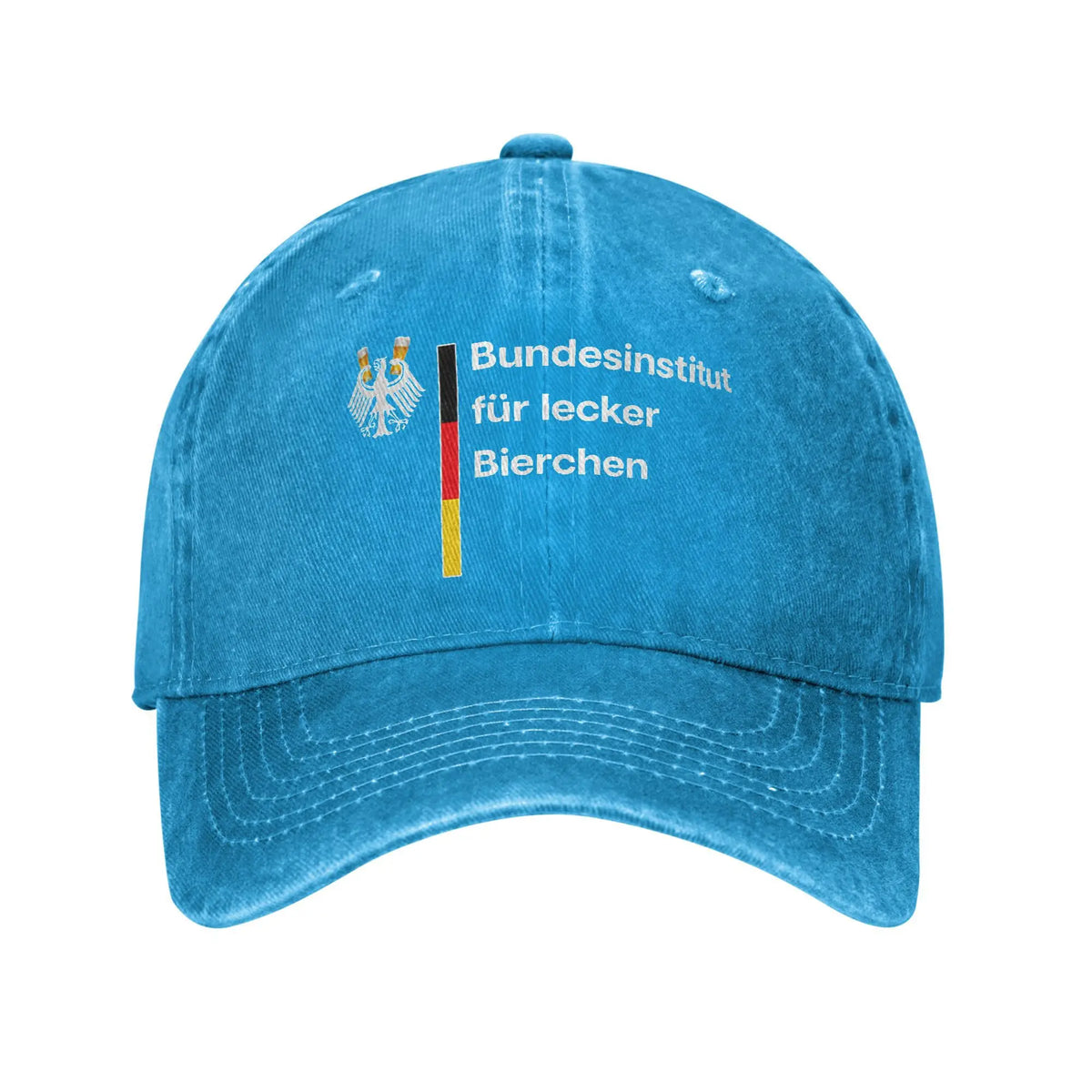 Vintage German-Federal Institute for Delicious Beers Baseball Cap Unisex Distressed Cotton Sun Cap Outdoor Workouts Gift Hat